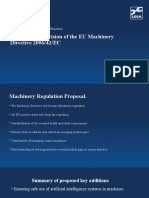 Machinery Directive Presentation