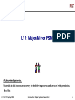 FSM Modularity - Major - Minor FSM