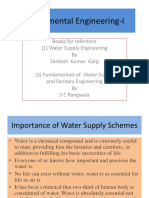 1- lecture - Introduction - water sypply system 