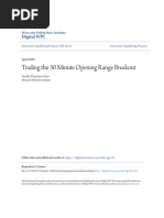 Trading The 30 Minute Opening Range Breakout: Digital WPI