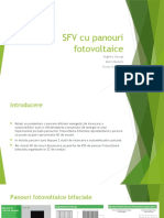 SFV Cu Panouri Fotovoltaice