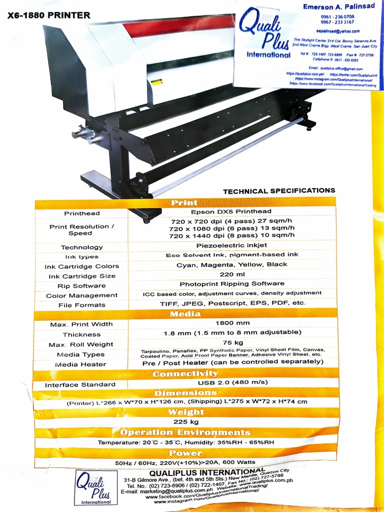 Printer Specs for Tech Buyers | PDF | Printer (Computing) | Printing