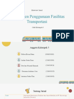 K5 Manajemen Penggunaan Fasilitas Transportasi