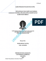 Terbuka: Pengaruh Pengawasan Dan Kepuasan Kerja Terhadap Klnerja Pegawai Dinas Kehutanan Kabupaten Berau