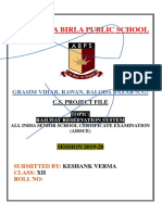 Keshank Class 12 Computer Science Project Python PDF Free