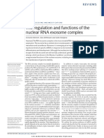 Regulation of Nuclear RNA Exosome Complex