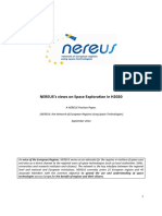 SpaceExplo WG - Position Paper 2013