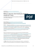 Militares Silenciam Sobre Checagem Paralela de Votos - 10 - 10 - 2022 - Poder - Folha