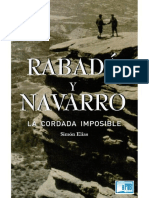 Rabada y Navarro, La Cordada Imposible - Simon Elias