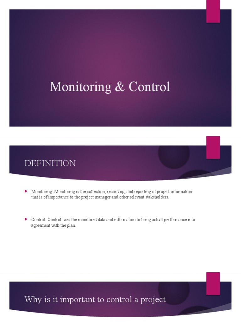 Prsentation N3Monitoring & Control | PDF