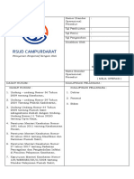 Spo RSCD Pembersihan Alat Medis (Meja Operasi)