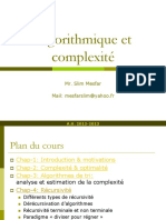 Coursalgorithmique Et Complexite