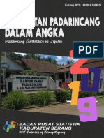 Kecamatan Padarincang Dalam Angka 2019