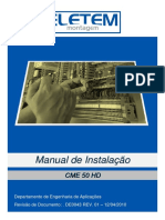 Manual de Instalação CME 50 HD