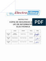 Instructivo - Evidencia de Copias de Seguridad (Backup) de Su Información Electrónica