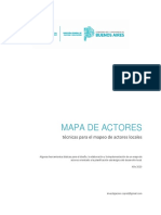 Mapa de Actores Locales COPRET