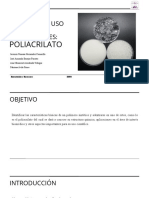 Polímero Sintético-Poliacrilato