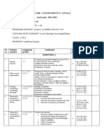 Planificare - 2021-2022 - Clasa - A - VIII-A