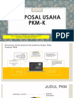 Proposal Usaha PKM-K