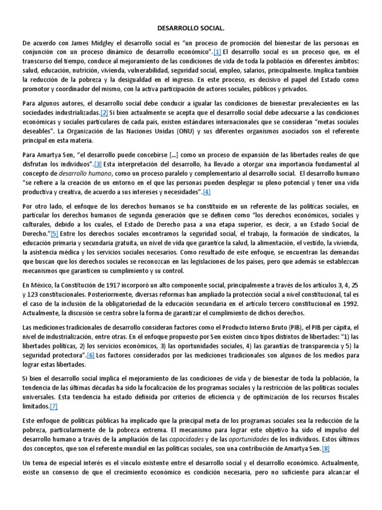 Desarrollo Social | PDF | Pobreza | Pobreza e indigencia