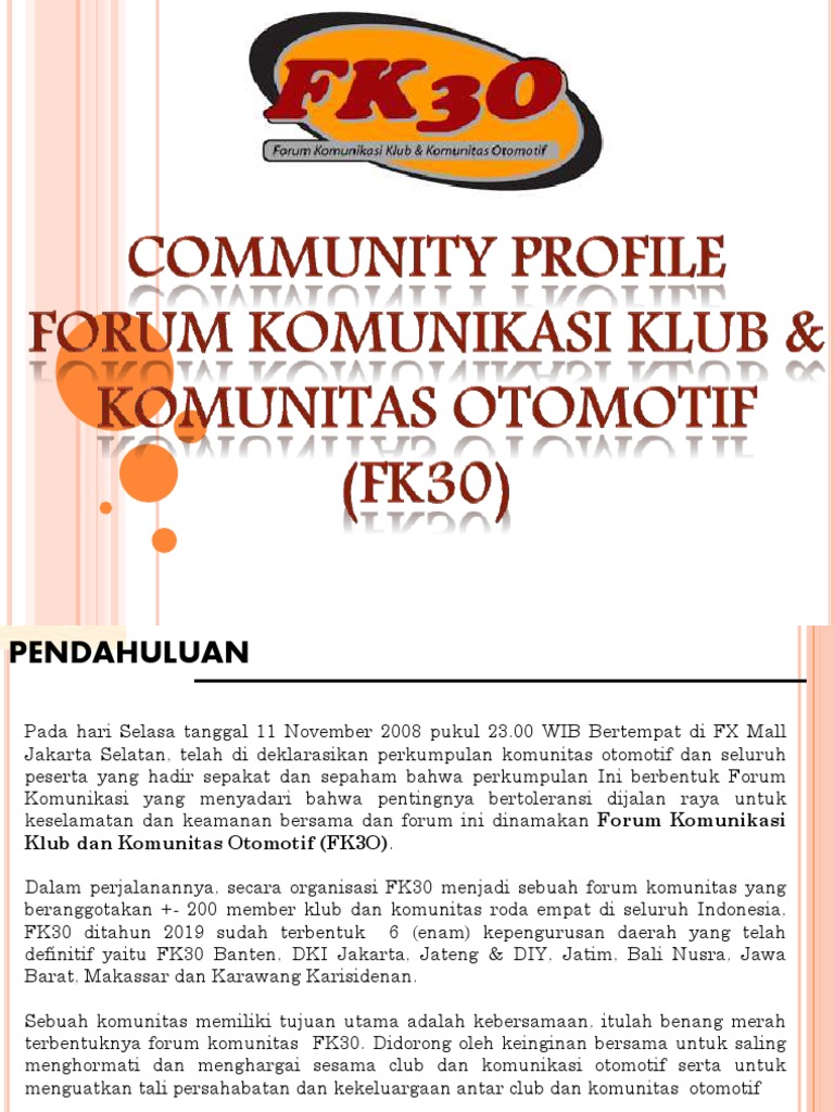 Community Profile | PDF