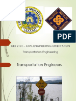 Week 14 - 15 - Transfortation Engineering