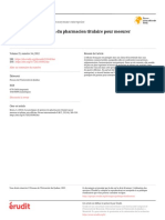 Les Pratiques de Gestion Du Pharmacien Titulaire Pour Mesurer Et Piloter Son Officine