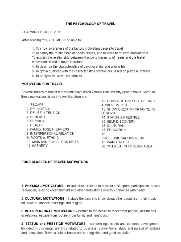 chapter-2-the-psychology-of-travel-pdf-motivation-motivational