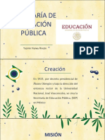 Secretaría de Educación Pública: Yazmín Vianey Rincón