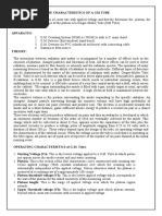 Geiger-Müller Counter Characteristics | PDF | Vacuum Tube ...