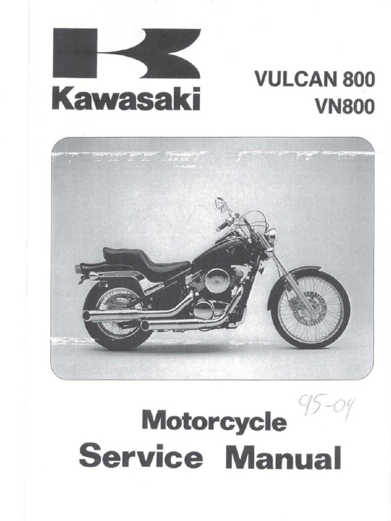 Manual de Servico Kawasaki VN 800 Vulcan 1996 2004 | PDF | Exhaust