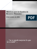 Metricas para La Gestion de Recursos Humanos