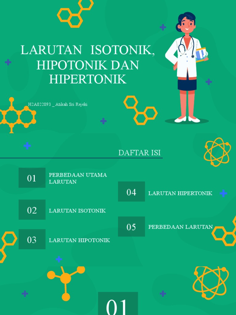 Larutan Isotonik, Hipotonik, Dan Hipertonik | PDF