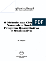 Alda Mazzotti-Fernando Gewandsznajder - O Metodo Nas Ciências Sociais - Procedimentos - 159-200