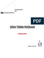 Presentasi Serah Terima Pekerjaan