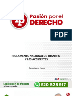 Reglamento Nacional de Tránsito y Los Accicedentes PDF Gratis