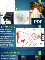 Sensor de Movimiento Con Lampara Solar