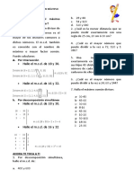 Ejercicios de Maximo Comun Divisor FIN