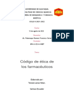 Codigo de Etica Farmaceutico