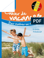 Cahier de Vacance 4e