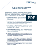 ANEXO 2 - Formulario Final de Iniciativas de RSU-Desempeño Universitario - 2020-II