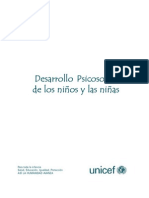 Unicef - Desarrollo Psicosocial De Niños Y Niñas