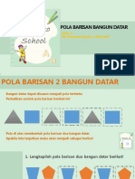 Pola Barisan Bangun Datar