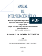 Buscando La Primera Intension