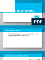 REAKSI TRANSFUSI DARAH