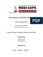 Rupendra Gaud MS21MS501344 Industrial Training Report