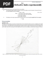 IB Physics Refractive Index Report