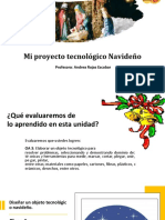 Mi Proyecto Tecnológico Navideño: Profesora: Andrea Rojas Escobar