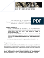 Posições de tiro com arma longa para treinamento policial