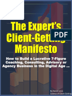 The Experts Client-Getting Manifesto